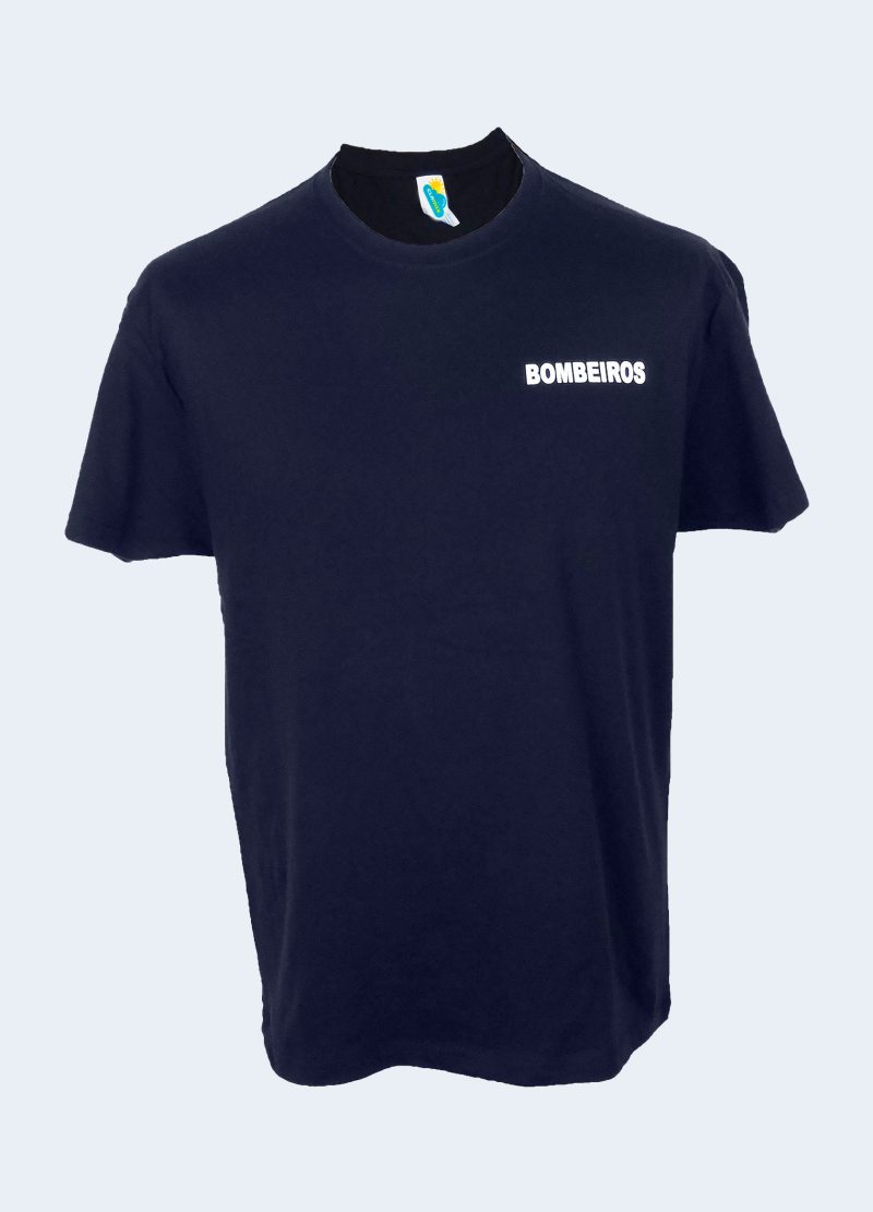 T-shirt Bombeiros Azul