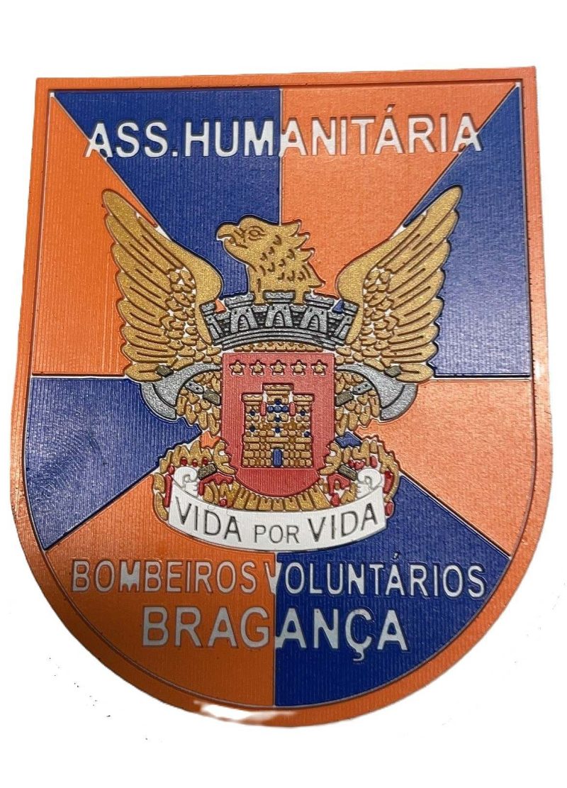 Emblemas de Borracha com Velcro Bombeiros