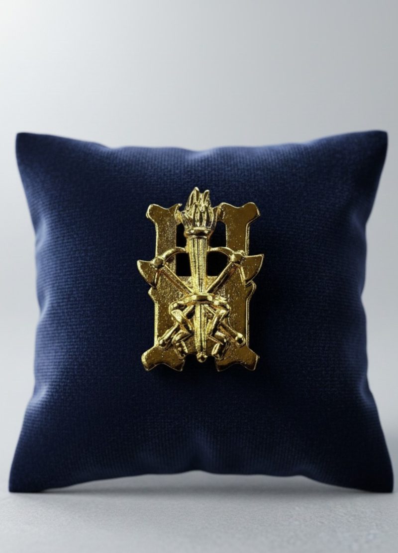 Emblema Metálico H Quadro de Honra