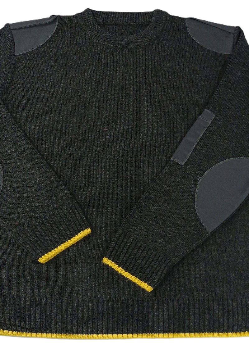Camisola em Lã para Segurança com vários Aplicados