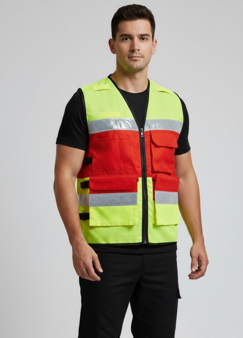 Colete de Emergência modelo Bicolor Novo RF-005