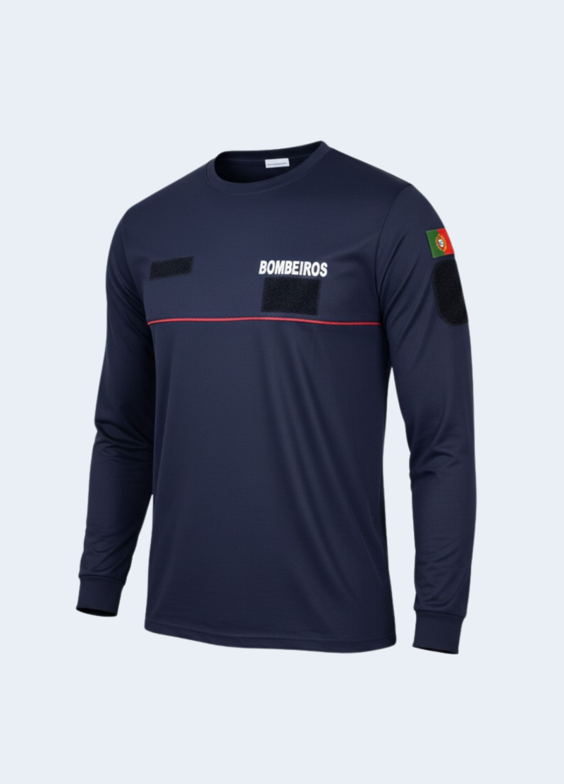 T-Shirt Bombeiros M/C. Novo Modelo