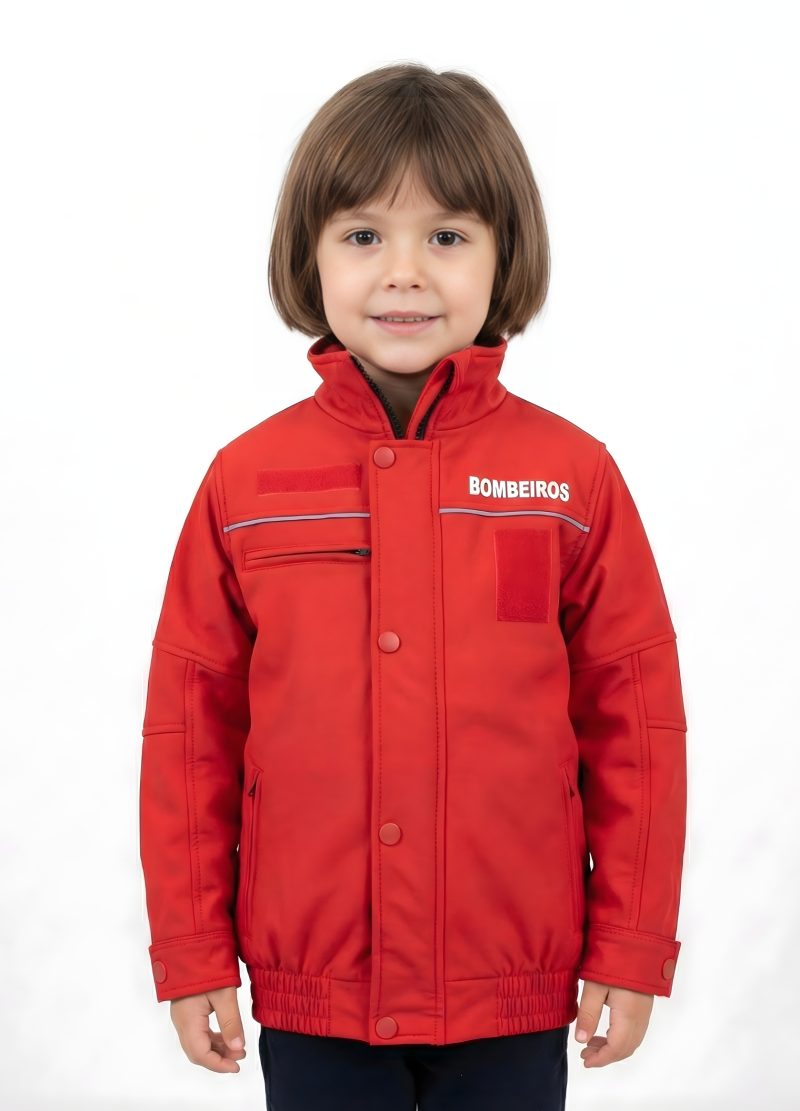 Blusão Bombeiros Softshell Infante